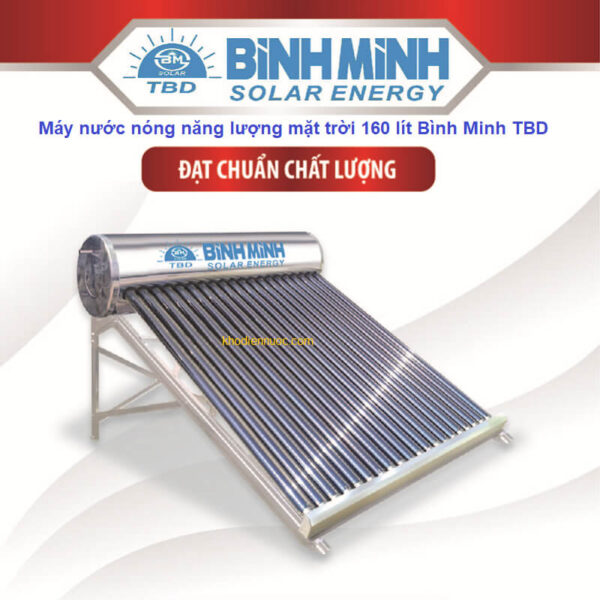 máy nước nóng năng lượng mặt trời 160l binh minh