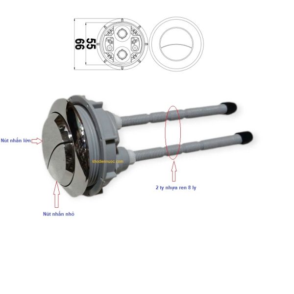 thông số cụm 2 nhấn tròn trung lb24