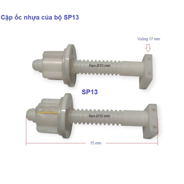 cap-oc-nhua-cua-sp13 cặp ốc nhựa của sp13
