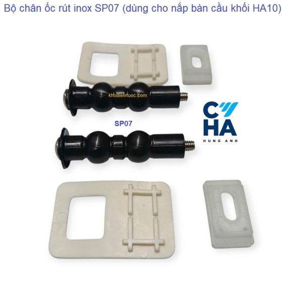 Bộ Ốc Rút Inox SP07 – Dùng Cho Nắp Bàn Cầu Khối HA10