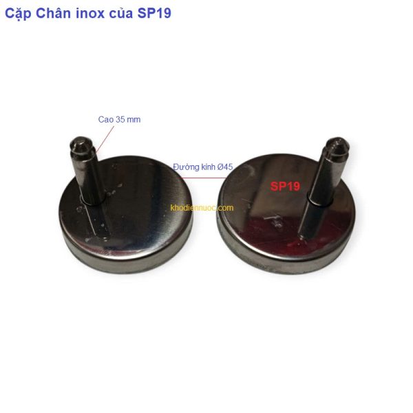 Cặp chân inox của sp19