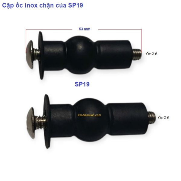 cặp ốc inox chặn của sp19