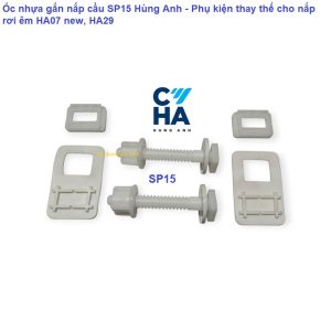 Ốc nhựa nắp bồn cầu sp15