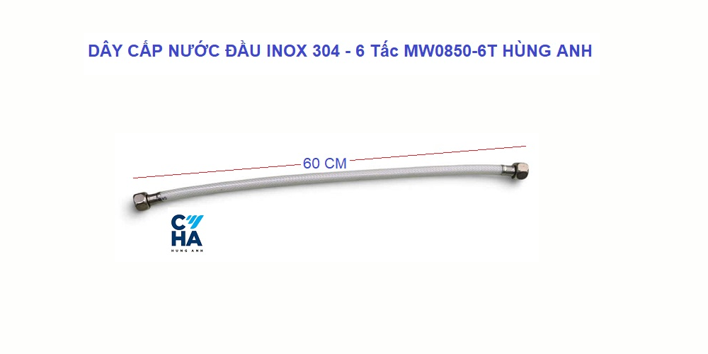 dây cấp nhựa hùng anh 6T KT5x10